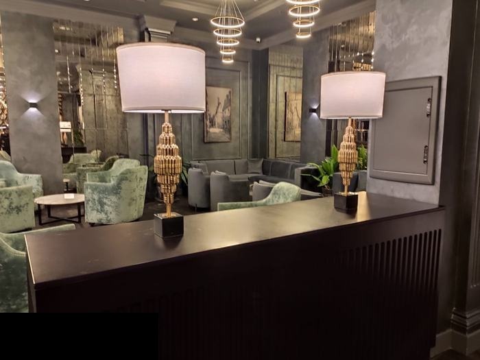 Lounge və istirahət məkanı üçün dekorativ işıqlandırma