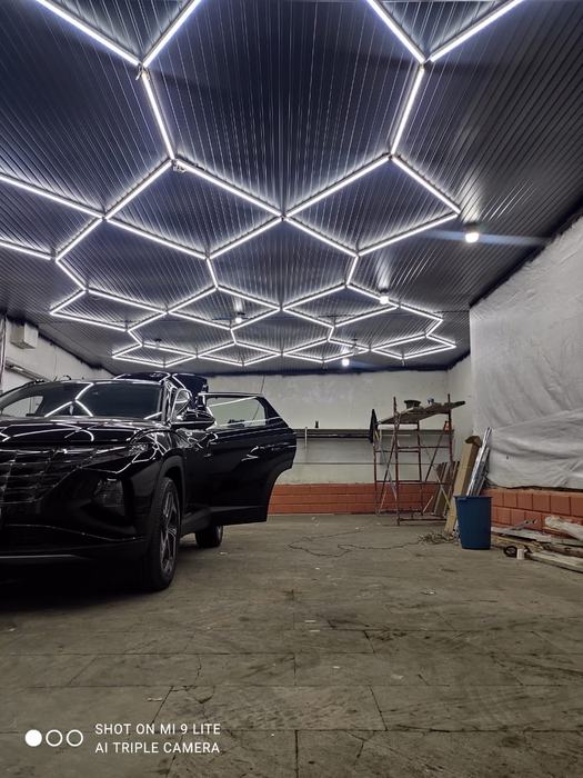 Qaraj üçün geometrik LED xətt işıqlandırması